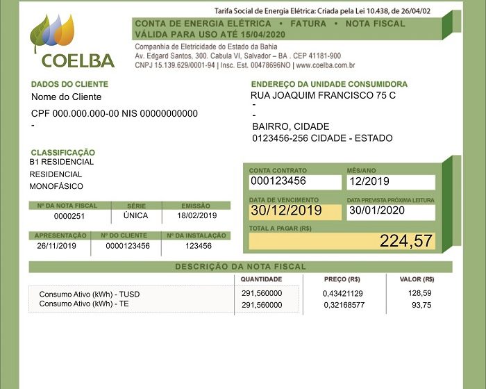  Mutirão para renegociação de dívidas da Coelba acontece nesta segunda (29) em Camaçari