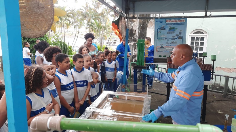  Flipelô: espaço da Embasa terá maquete de estação que produz água potável