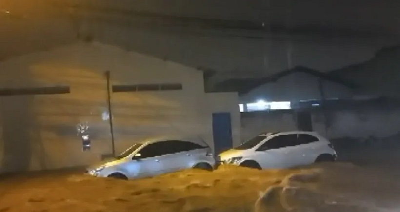  Forte chuva provoca prejuízos no interior da Bahia