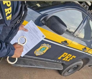  Homem procurado por tráfico de drogas é preso pela PRF na BR 324